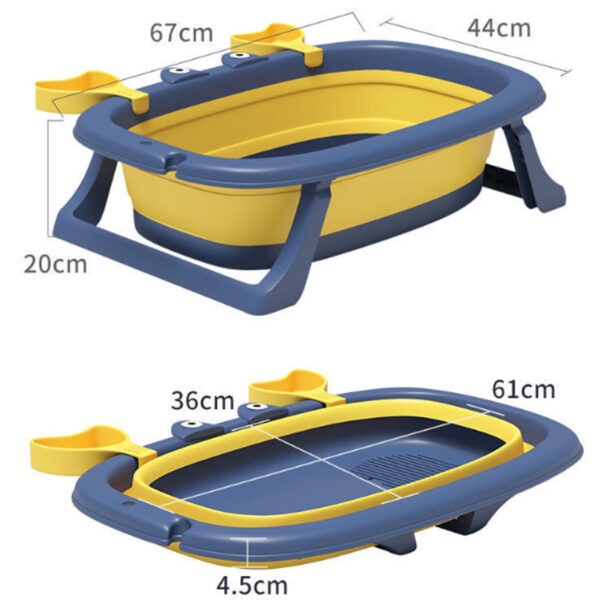 Portable Pet Tub Suitable For Small Animals Foldable Suitable For Cats And Small Dogs Under 20 Pounds Durable And Easy To Clean - Image 4